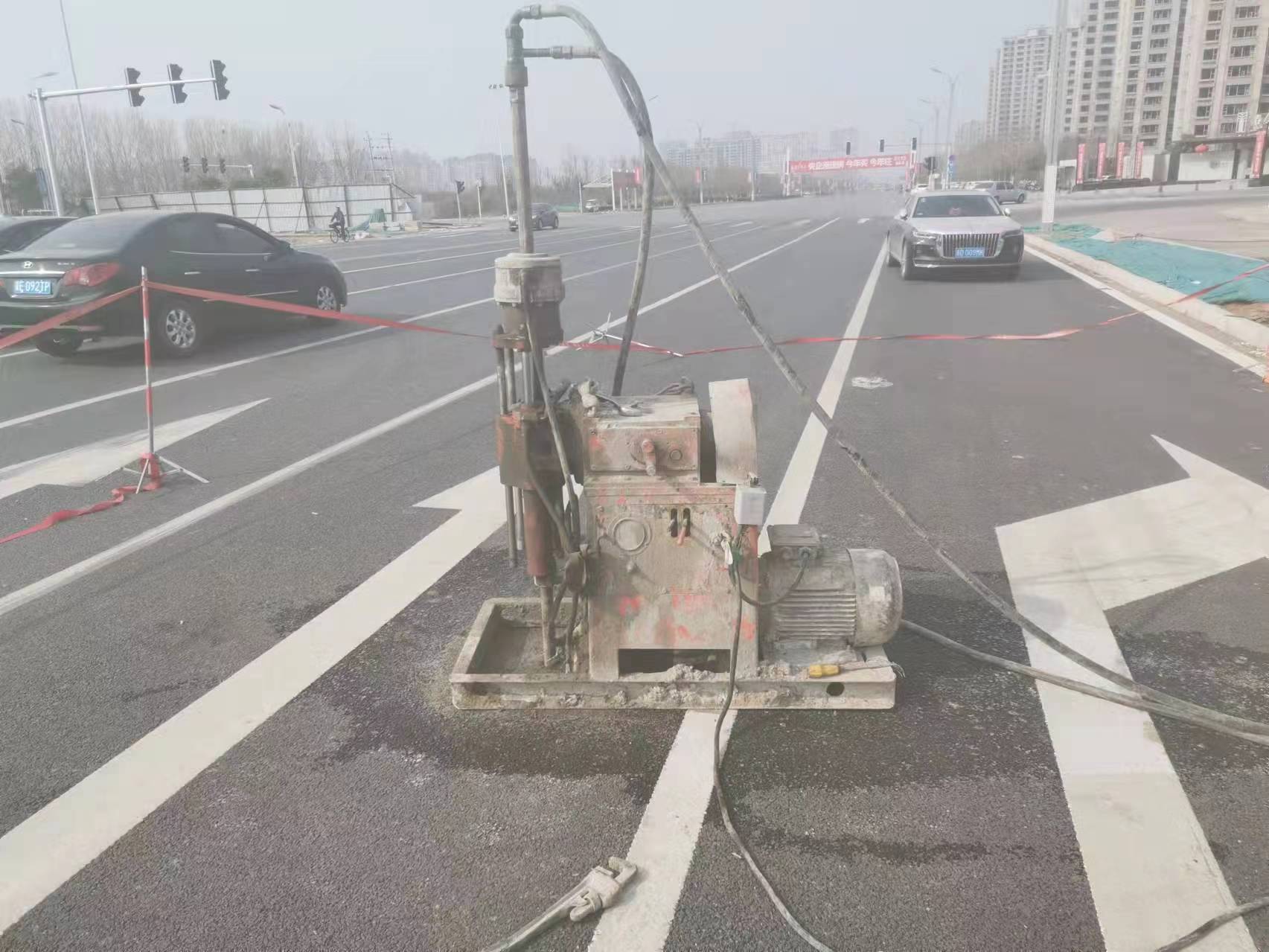 向阳街道路基沉降注浆灌浆